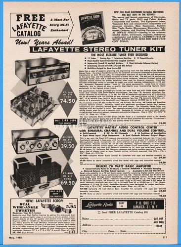 1958 lafayette radio - 1958,