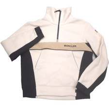 Felpa Moncler serie 200 Polartec pile mezza zip collo tartaruga uomo grande