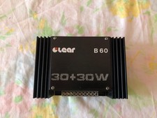 Amplificatore VINTAGE Lear b60 30+30 w finale di potenze piu boster per auto 