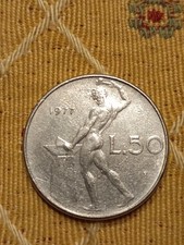 moneta da 50 lire del 1977