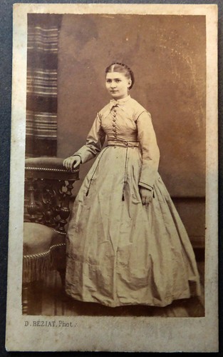 Foto antica cdv fine - foto,