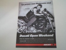 advertising Pubblicità 2003 MOTO DUCATI MONSTER S4R S4 R e LORIS CAPIROSSI