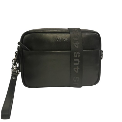 4us pochette nera con polsino - 4us,