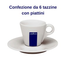 Set 6 tazzine caffe' espresso