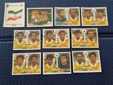 FRANCE 98 IRAN and ENGLAND adesiva ANASTATICA CALCIATORI PANINI sticker figurina