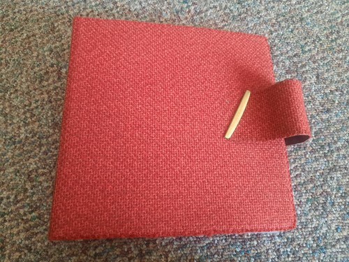 Vintage 45rpm storage binder - vintage,