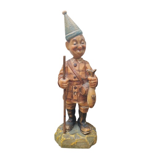 Scultura statua in legno - scultura,