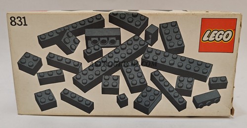 Lego legoland 831 black bricks - legoland,