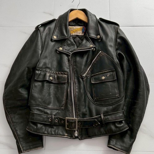 Giacca pelle nera uomo - , schott