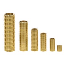 Raccordo raccordo tubo nipplo 1/8" 1/4" 1/2" 3/8 3/4 BSP maschio ottone lungo funzionante