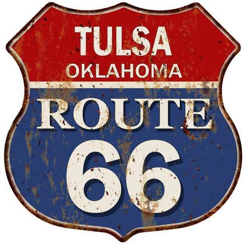 Tulsa oklahoma route scudo - oklahoma, 66