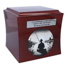 Urna cineraria con pescatore