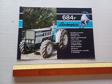 Lamborghini trattore 684 DT Frutteto depliant originale italiano