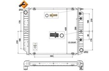 1346016 radiatore motore per - radiatore,