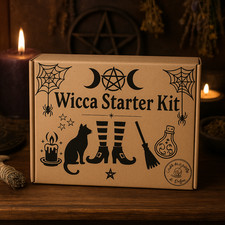 ✨ Wicca Starter Kit – erbe magiche, candele e oli ritualizzati artigianali