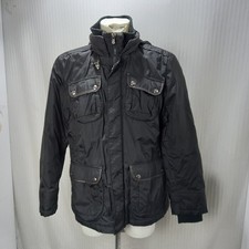 Articolo e5069 giubbotto uomo Fay nero lucido, taglia XL, ascelle 58cm, spalle 4