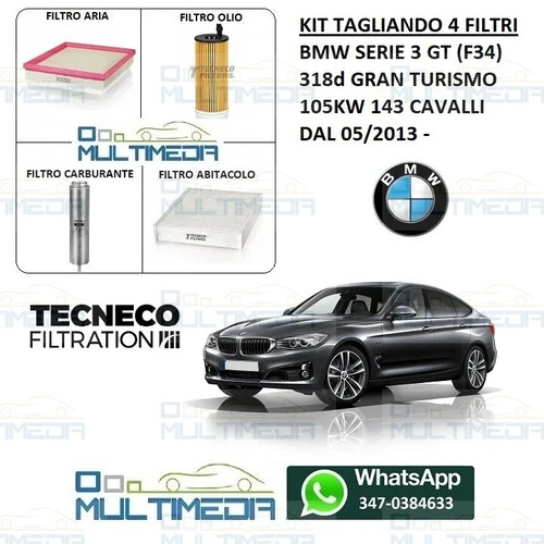 Kit tagliando filtri bmw - tagliando,