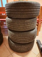 4 CERCHI IN FERRO 6½ J'' 16'' ET 50 5 fori + gomme 215 55 16 + copricerchi Ford