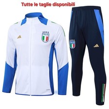 TUTA ALLENAMENTO ITALIA SPORT CALCIO, ZIP INTERA -TUTTE LE TG DISPONIBILI-
