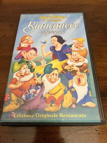 Biancaneve sette nani - nani, vhs