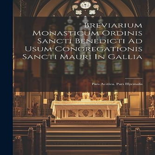 Breviarium monasticum ordinis - breviarium,