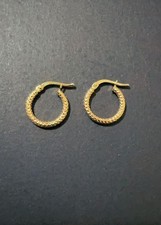 Orecchini a Cerchio Diamantati