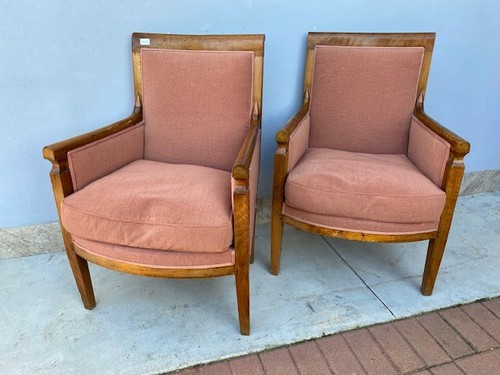 Coppia poltrone noce - poltrone,