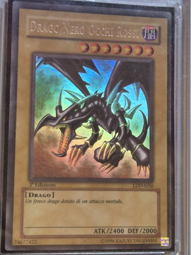 Drago nero occhi rossi ldd - drago, 1°