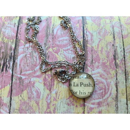Collana con ciondolo push - con, la