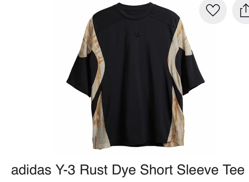 Adidas rust dye - y-3, tee