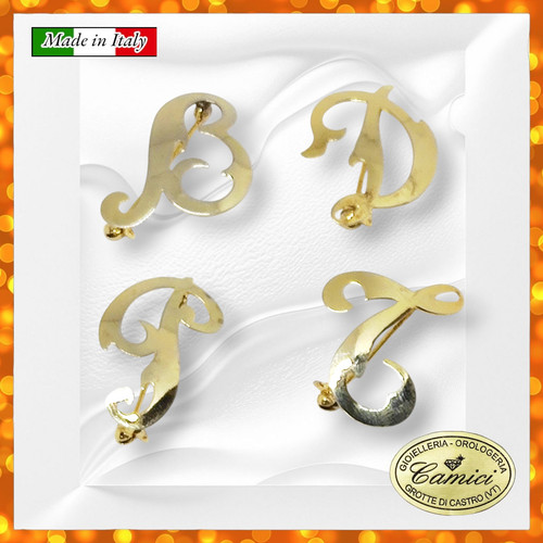 Spilla argento 925 - , lettera