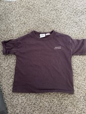 T-shirt francese ZARA marrone