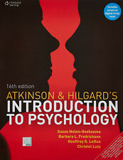 Atkinson & Hilgard’s Introduction Psychology by Hoeksema 16th INTL ed