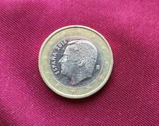 Moneta Spagna 1 Euro 2016 Re Felipe Filippo VI BB+ Circolata Ordinaria