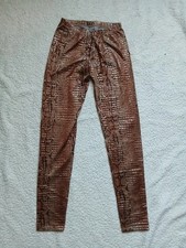 Pantaloni leggins pitonati -
