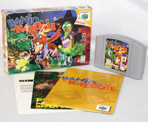 Banjo kazooie n64 nintendo - banjo-kazooie, 64