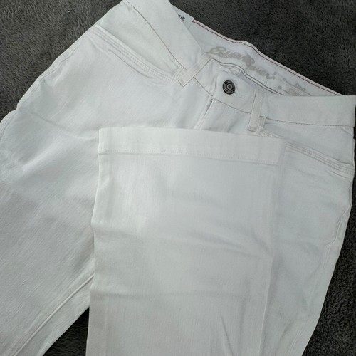 Jeans pantalone curvy bianco