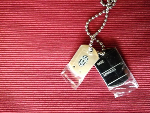 Collana doppia piastrina - doppia,
