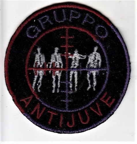 Toppa ricamata gruppo antijuve - ricamata,
