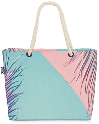 Borsa void turchese rosa palme - rosa,