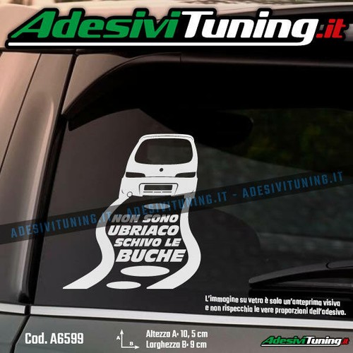 Adesivo fiat 600 sporting - sporting, non