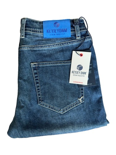Jeans uomo blu scuro - blu, in