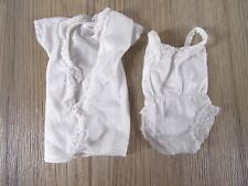 Vintage moda moda moda per bambola Barbie lingerie body negligée molto vecchio raro (17632)