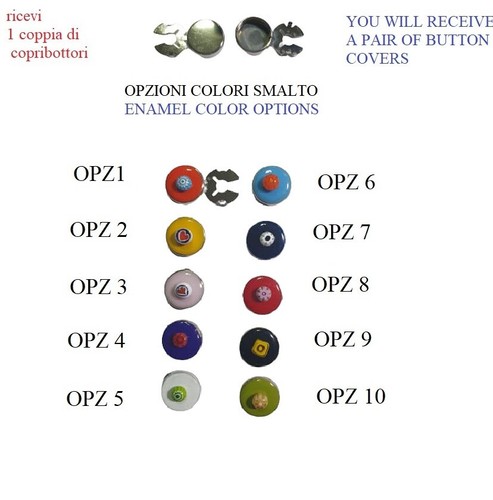 Copribottoni argentati - copribottoni,