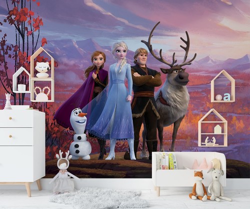 Disney frozen elsa anna murale - frozen,