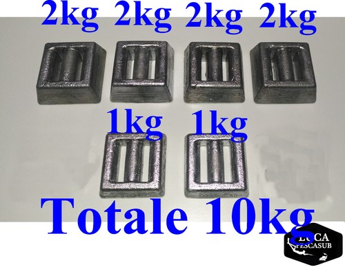 Piombi zavorra sub 2kg - sub,