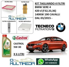 TAGLIANDO 4 FILTRI E OLIO