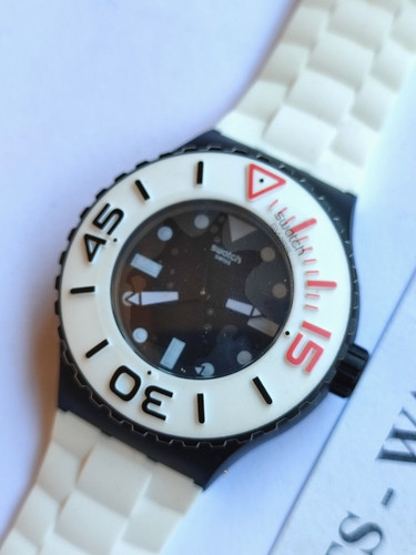 Swatch scuba libre suub102 - swatch+scuba, b&w