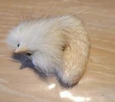 spilla volpe con pelliccia di