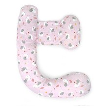 Baby Idea Cuscino gravidanza con supporto lombare POLLY Fantasia rosa 5801 FF